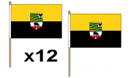 Sachsen Anhalt Hand Flags